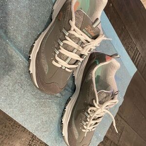 Sz 10 Skechers Gray and Teal Women's Sneakers